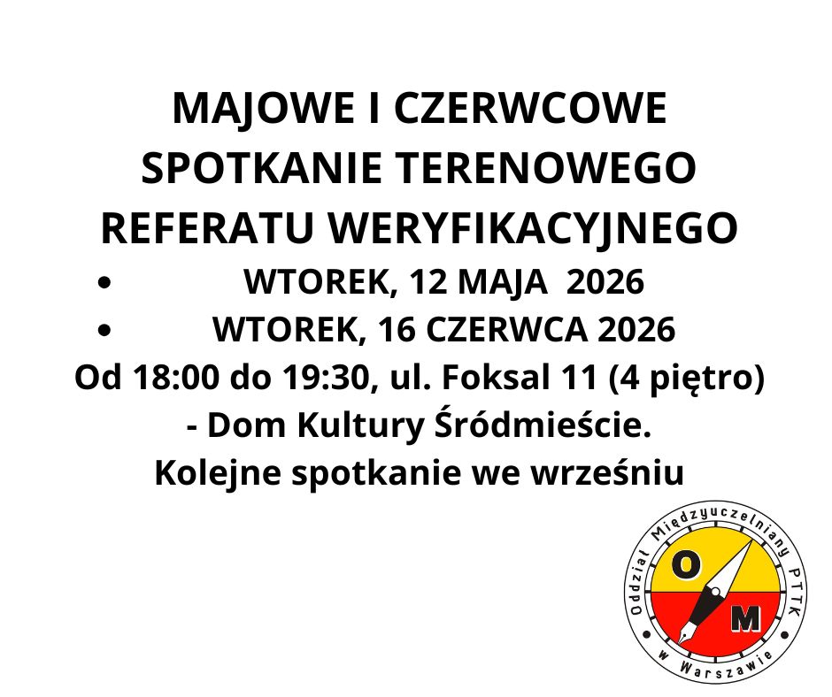 Majowe i czerwcowe spotkanie Terenowego Referatu Weryfikacyjnego