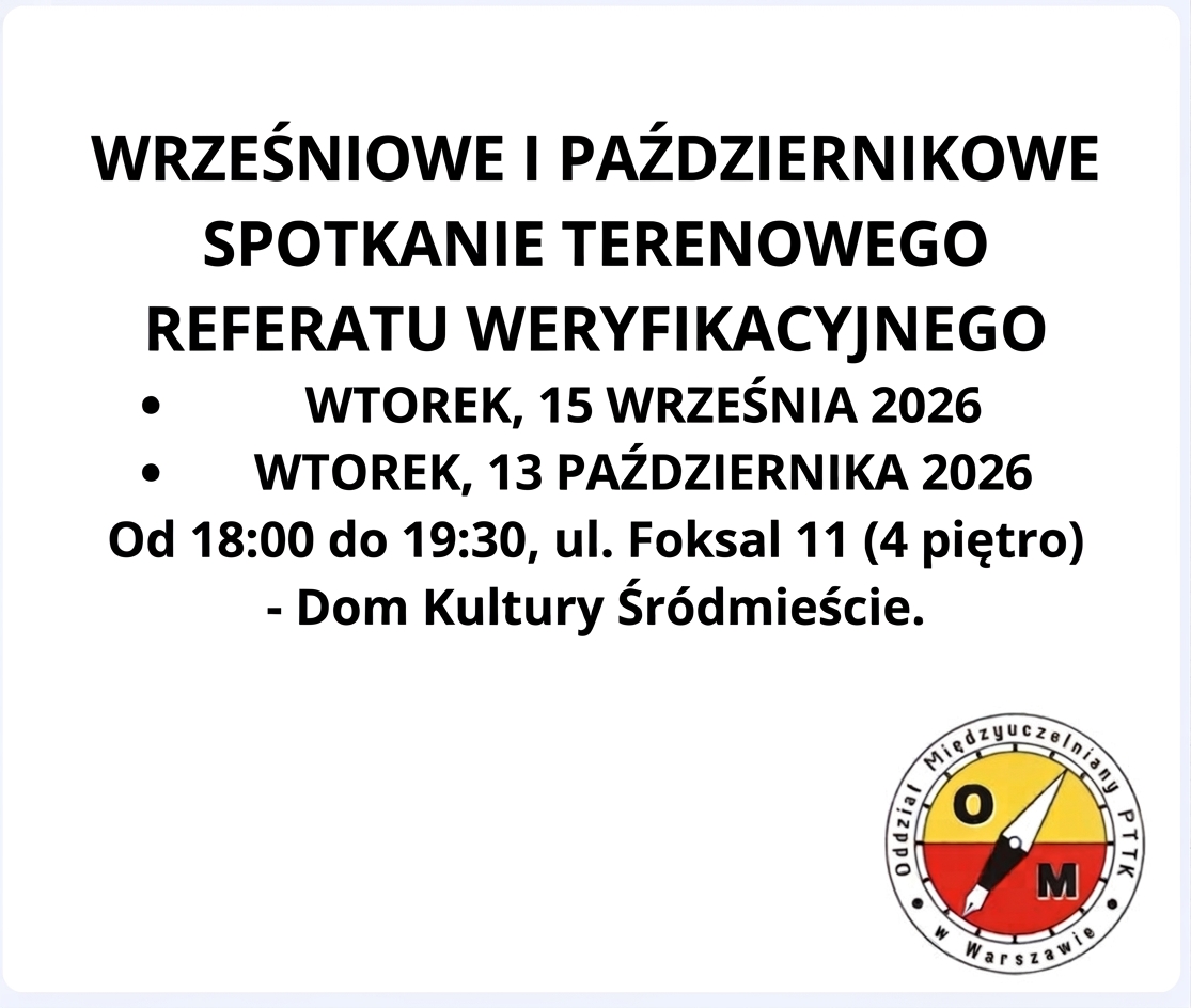 Wrześniowe i październikowe spotkanie Terenowego Referatu Weryfikacyjnego